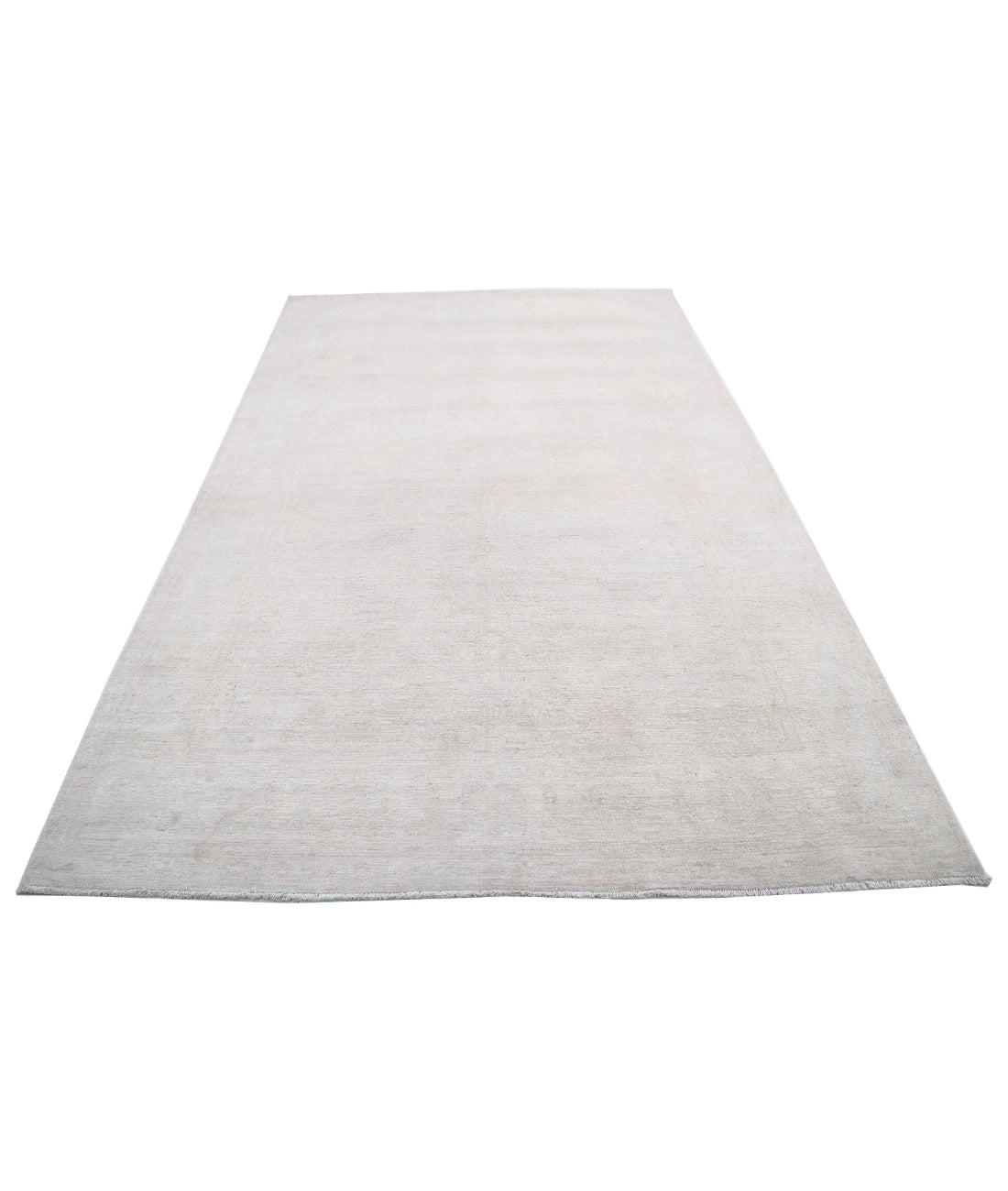 Serenity 5'7'' X 8'9'' Hand-Knotted Wool Rug 5'7'' x 8'9'' (168 X 263) / Ivory / Grey