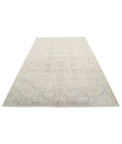 Serenity 5'8'' X 8'9'' Hand-Knotted Wool Rug 5'8'' x 8'9'' (170 X 263) / Ivory / Blue