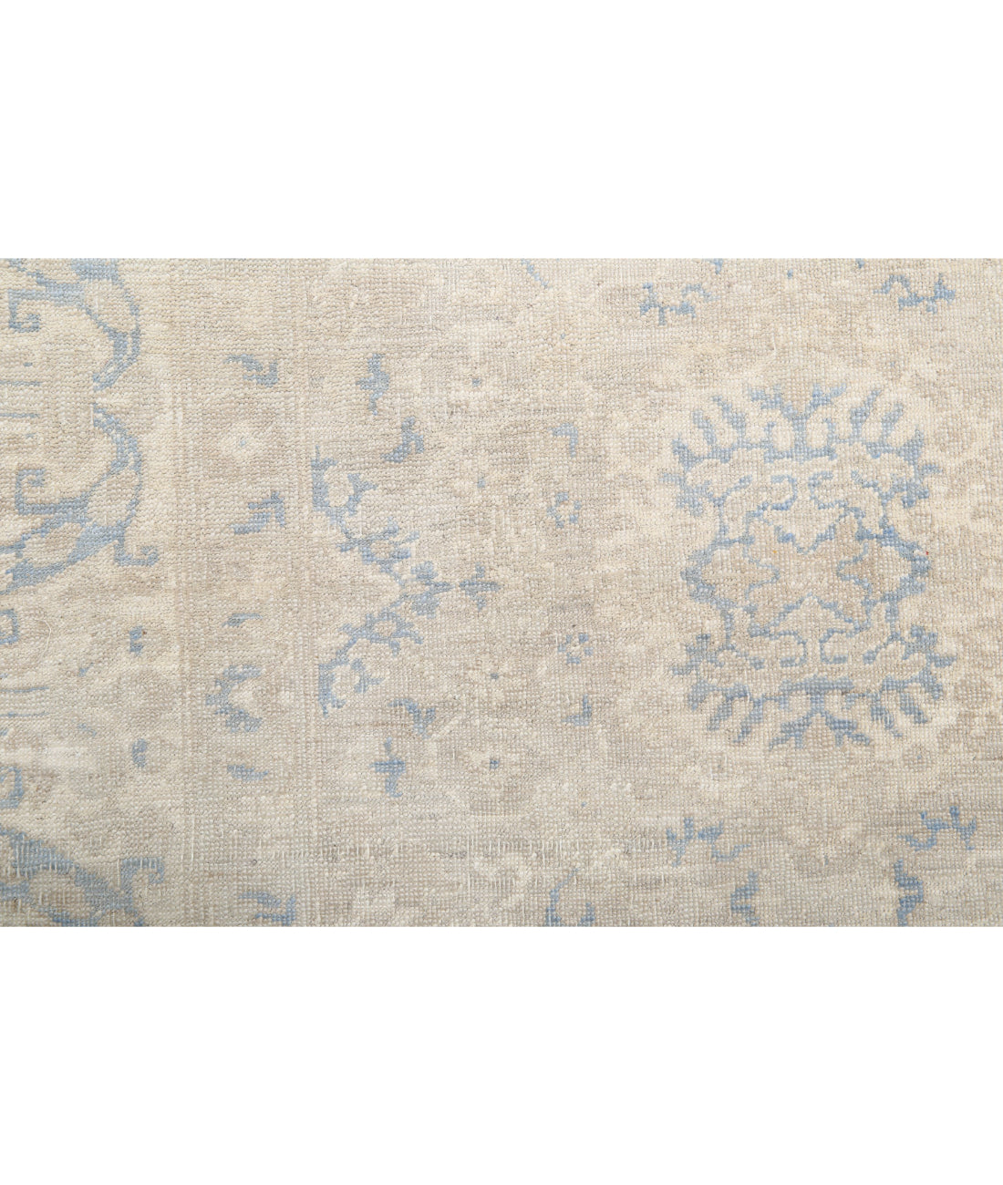 Serenity 5'8'' X 8'9'' Hand-Knotted Wool Rug 5'8'' x 8'9'' (170 X 263) / Ivory / Blue