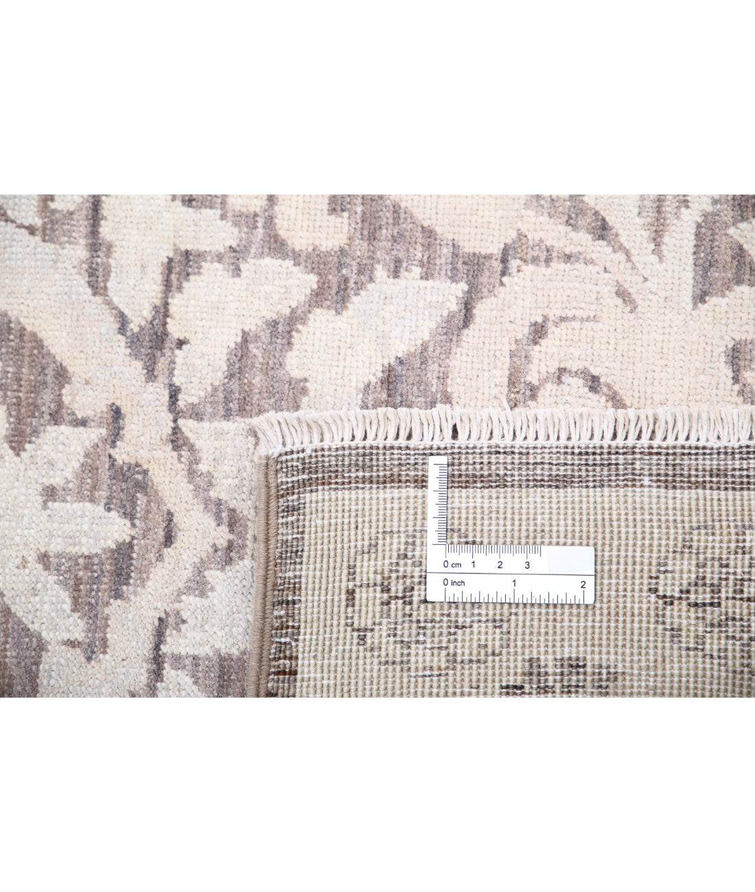 Serenity 6'1'' X 8'7'' Hand-Knotted Wool Rug 6'1'' x 8'7'' (183 X 258) / Brown / Ivory