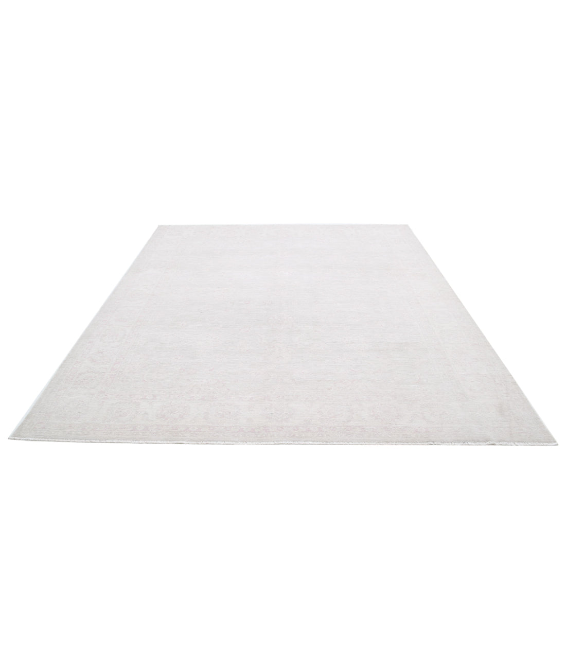 Serenity 8'1'' X 9'9'' Hand-Knotted Wool Rug 8'1'' x 9'9'' (243 X 293) / Ivory / Grey