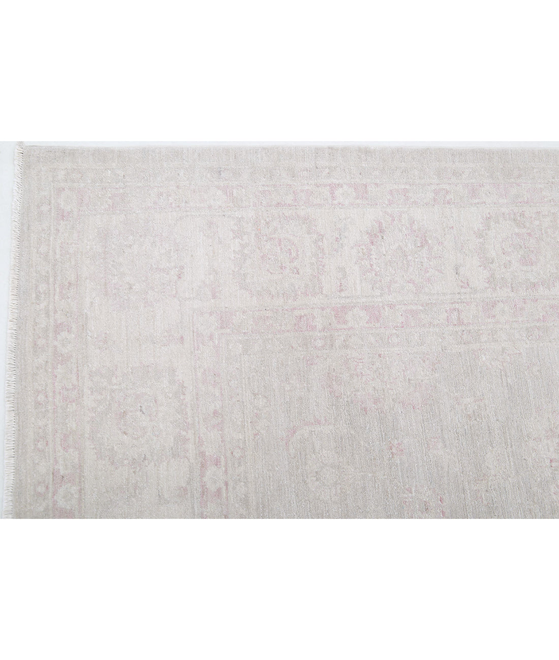 Serenity 8'1'' X 9'9'' Hand-Knotted Wool Rug 8'1'' x 9'9'' (243 X 293) / Ivory / Grey