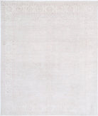 Serenity 8'1'' X 9'9'' Hand-Knotted Wool Rug 8'1'' x 9'9'' (243 X 293) / Ivory / Grey