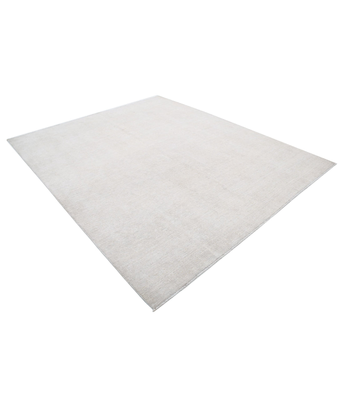 Serenity 8'2'' X 9'6'' Hand-Knotted Wool Rug 8'2'' x 9'6'' (245 X 285) / Ivory / Ivory