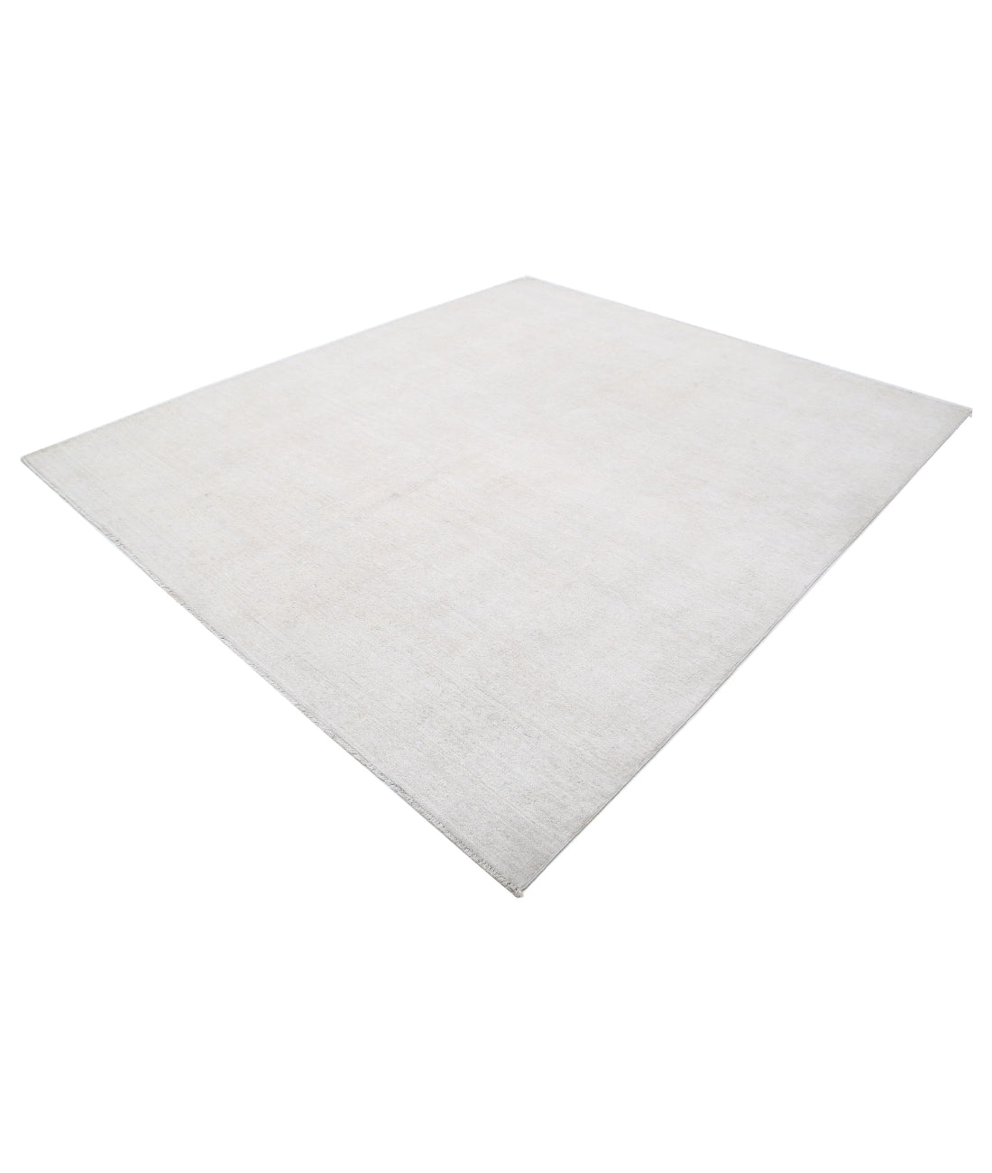 Serenity 8'2'' X 9'6'' Hand-Knotted Wool Rug 8'2'' x 9'6'' (245 X 285) / Ivory / Ivory