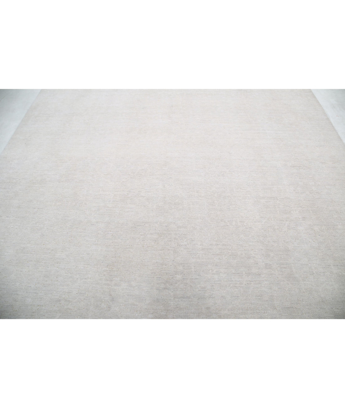 Serenity 8'2'' X 9'6'' Hand-Knotted Wool Rug 8'2'' x 9'6'' (245 X 285) / Ivory / Ivory