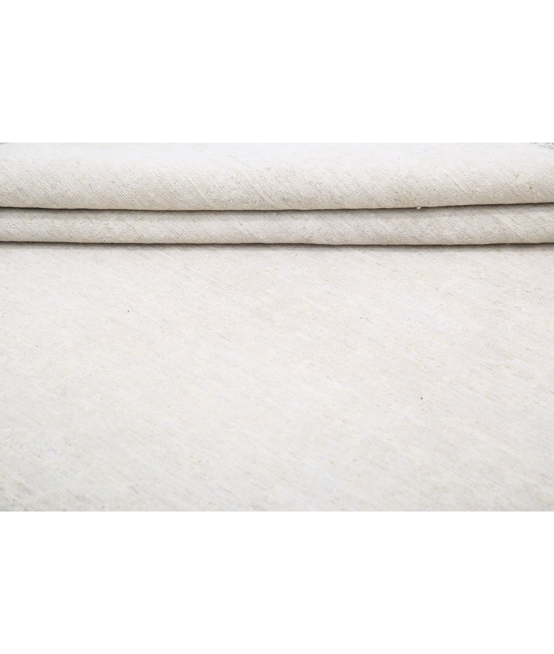 Serenity 8'2'' X 9'6'' Hand-Knotted Wool Rug 8'2'' x 9'6'' (245 X 285) / Ivory / Ivory