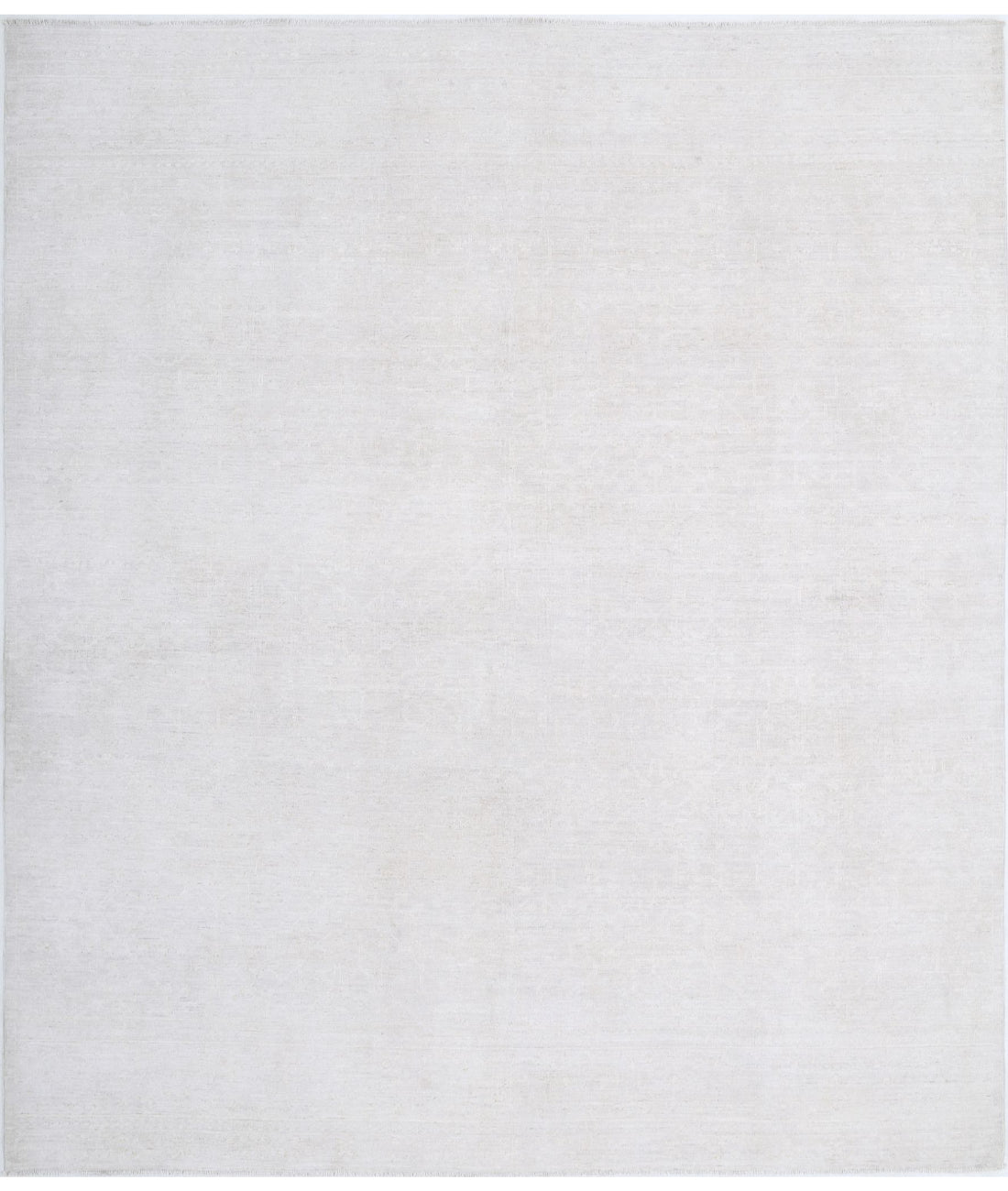 Serenity 8'2'' X 9'6'' Hand-Knotted Wool Rug 8'2'' x 9'6'' (245 X 285) / Ivory / Ivory