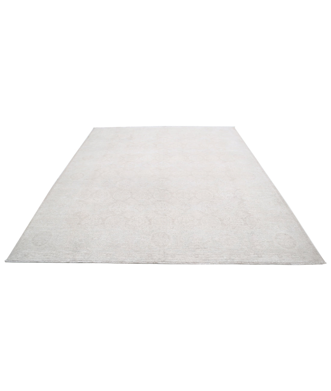 Serenity 8'1'' X 9'8'' Hand-Knotted Wool Rug 8'1'' x 9'8'' (243 X 290) / Brown / Ivory