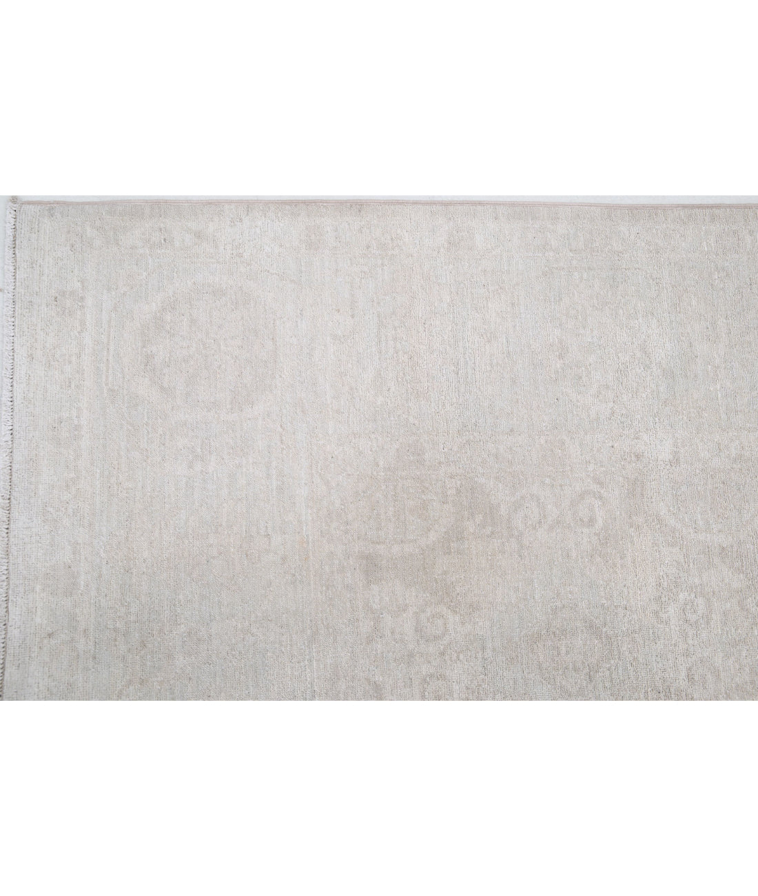 Serenity 8'1'' X 9'8'' Hand-Knotted Wool Rug 8'1'' x 9'8'' (243 X 290) / Brown / Ivory