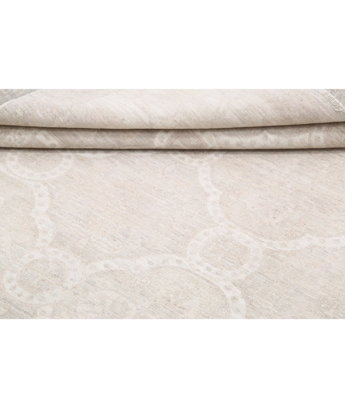 Serenity 8'0'' X 10'0'' Hand-Knotted Wool Rug 8'0'' x 10'0'' (240 X 300) / Grey / Ivory