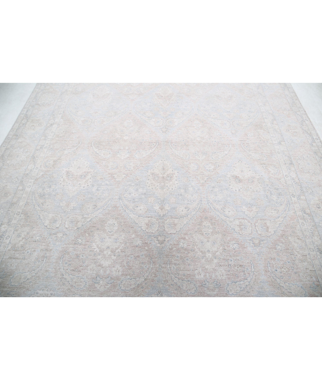 Serenity 7'10'' X 9'8'' Hand-Knotted Wool Rug 7'10'' x 9'8'' (235 X 290) / Brown / Ivory