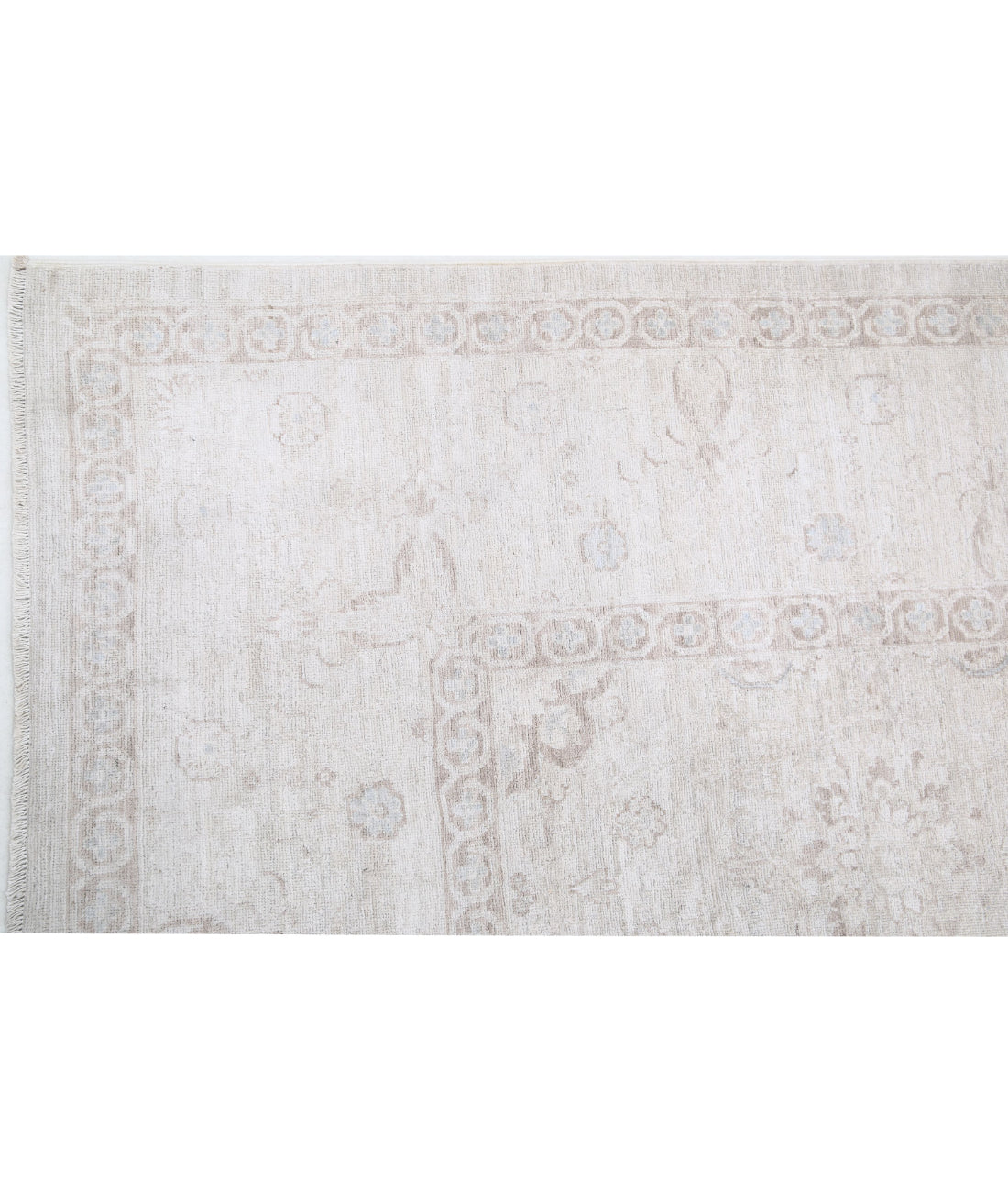 Serenity 7'11'' X 9'9'' Hand-Knotted Wool Rug 7'11'' x 9'9'' (238 X 293) / Brown / Ivory