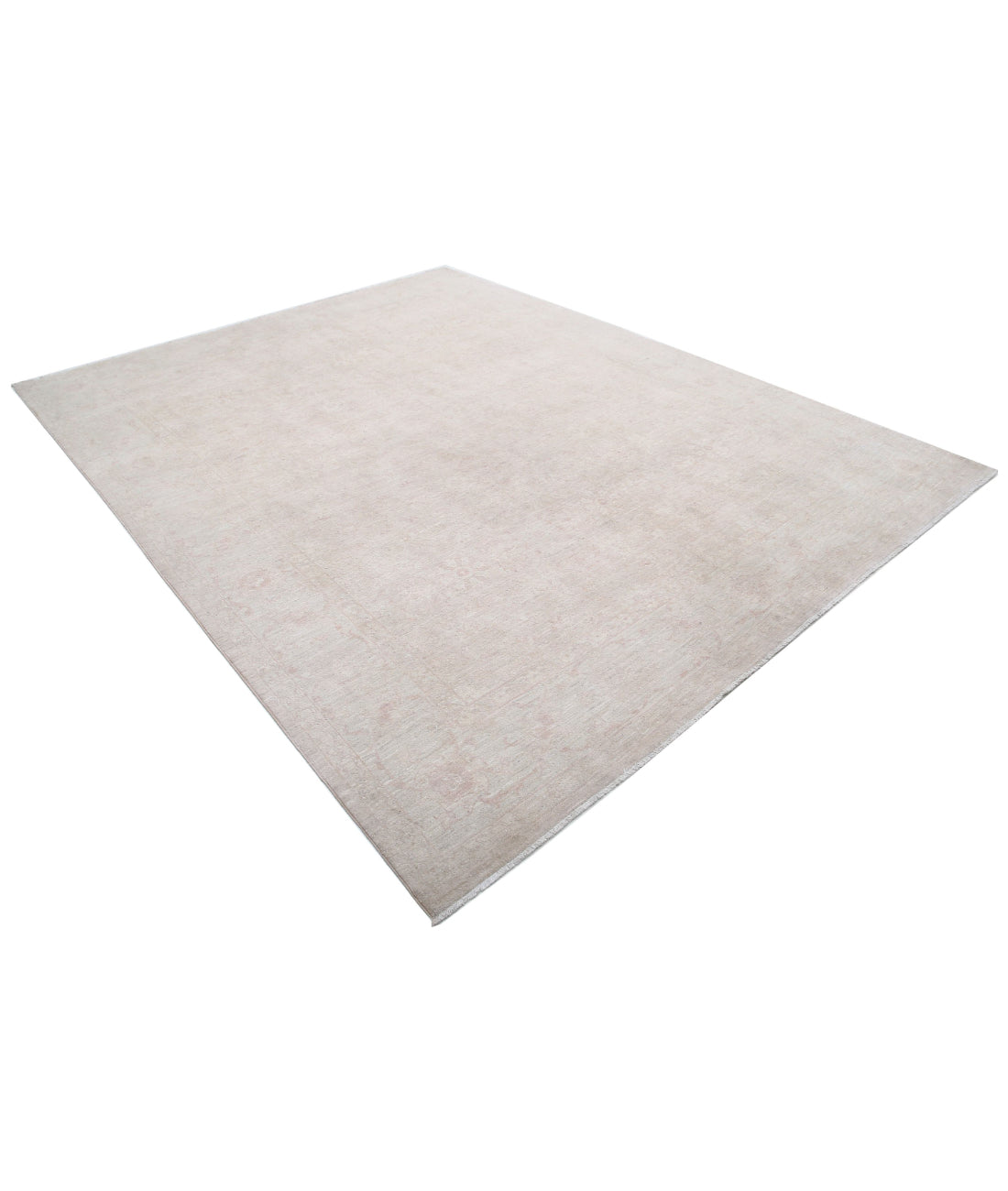 Serenity 8'2'' X 10'1'' Hand-Knotted Wool Rug 8'2'' x 10'1'' (245 X 303) / Ivory / Ivory