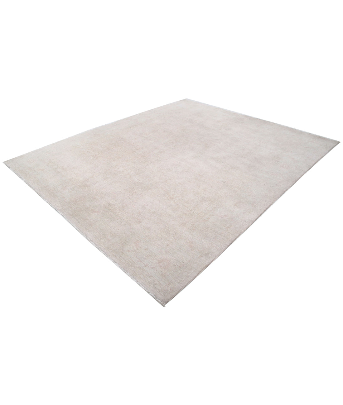 Serenity 8'2'' X 10'1'' Hand-Knotted Wool Rug 8'2'' x 10'1'' (245 X 303) / Ivory / Ivory