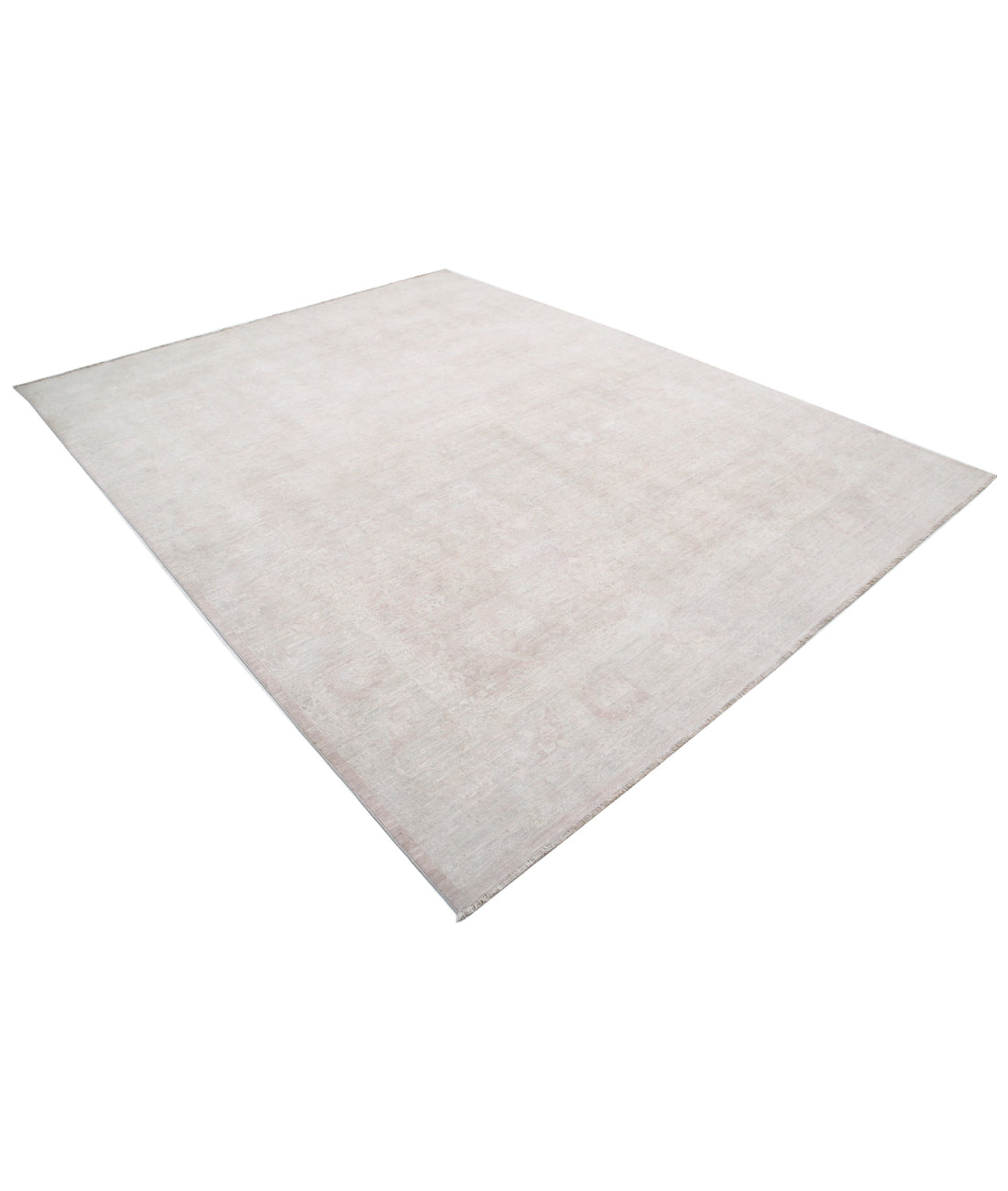 Serenity 8'0'' X 10'2'' Hand-Knotted Wool Rug 8'0'' x 10'2'' (240 X 305) / Grey / Ivory