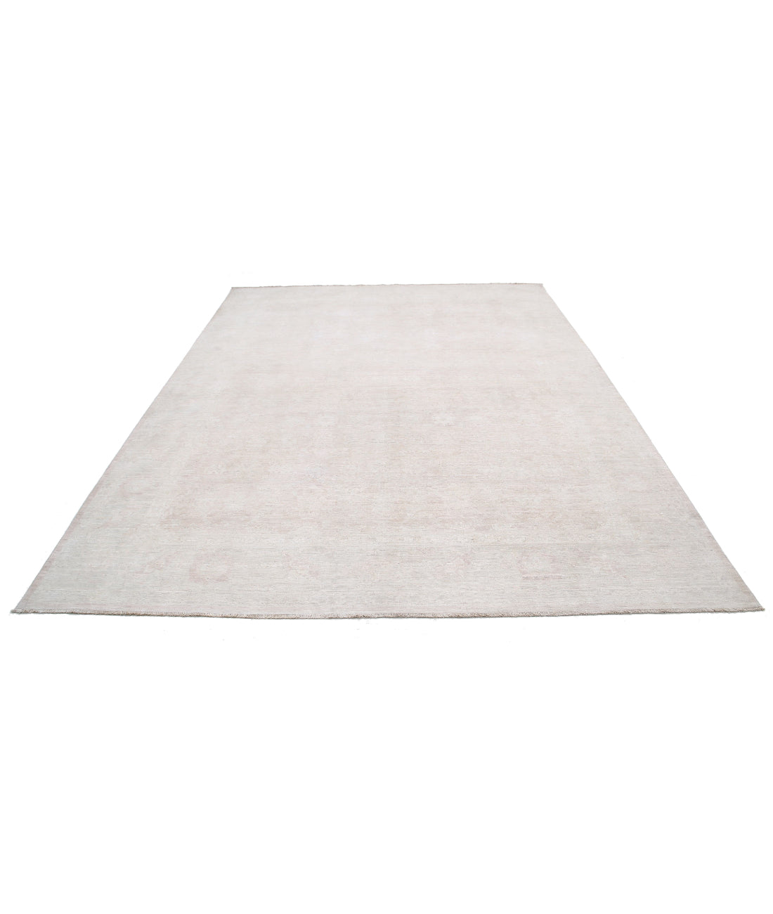 Serenity 8'0'' X 10'2'' Hand-Knotted Wool Rug 8'0'' x 10'2'' (240 X 305) / Grey / Ivory