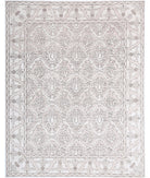 Serenity 8'0'' X 10'2'' Hand-Knotted Wool Rug 8'0'' x 10'2'' (240 X 305) / Ivory / Brown