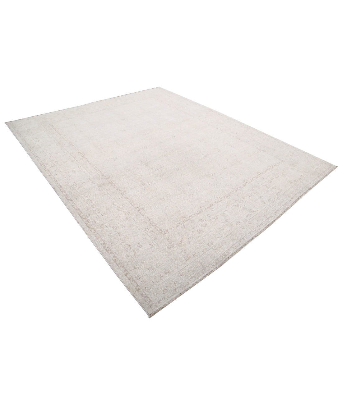 Serenity 8'1'' X 9'10'' Hand-Knotted Wool Rug 8'1'' x 9'10'' (243 X 295) / Ivory / Taupe