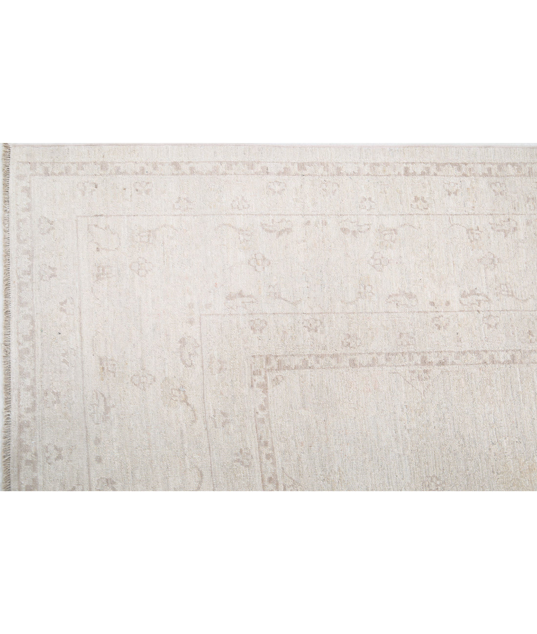 Serenity 8'1'' X 9'10'' Hand-Knotted Wool Rug 8'1'' x 9'10'' (243 X 295) / Ivory / Taupe