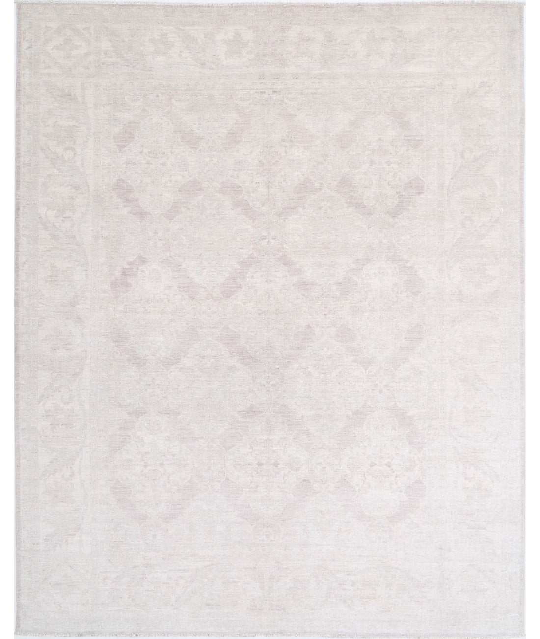 Serenity 8'1'' X 10'2'' Hand-Knotted Wool Rug 8'1'' x 10'2'' (243 X 305) / Ivory / Taupe