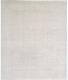 Serenity 8'2'' X 9'9'' Hand-Knotted Wool Rug 8'2'' x 9'9'' (245 X 293) / Ivory / Blue