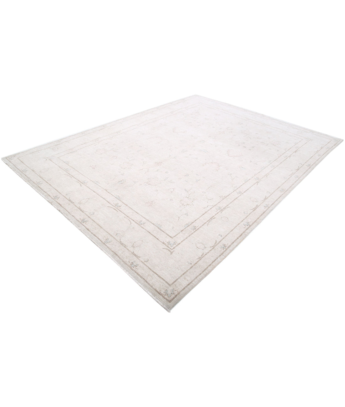 Serenity 7'9'' X 10'3'' Hand-Knotted Wool Rug 7'9'' x 10'3'' (233 X 308) / Ivory / Taupe