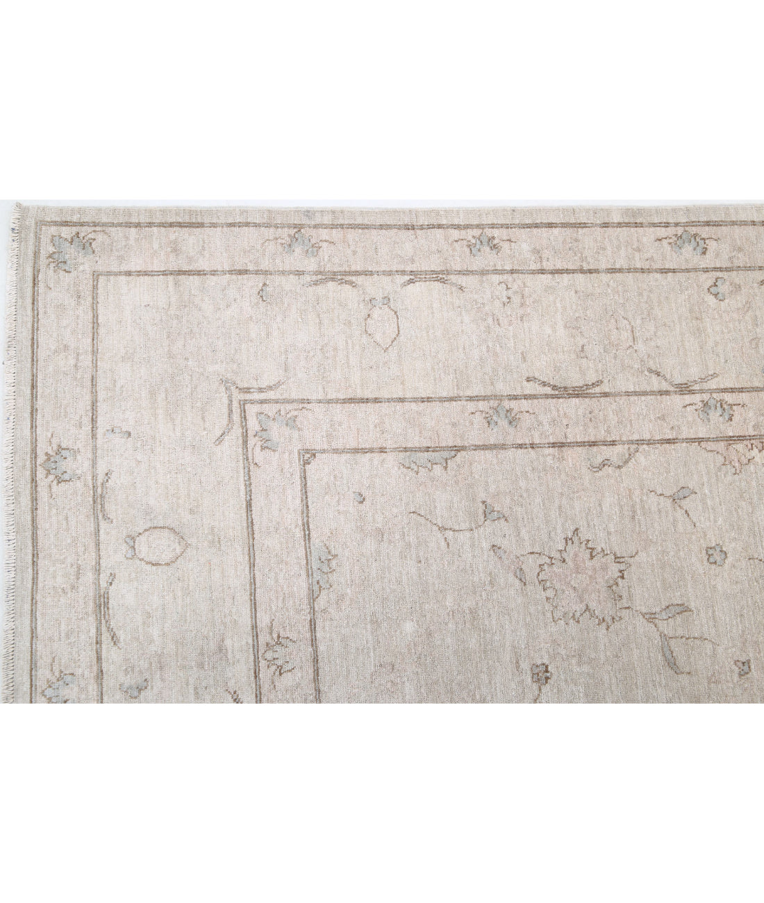 Serenity 7'9'' X 10'3'' Hand-Knotted Wool Rug 7'9'' x 10'3'' (233 X 308) / Ivory / Taupe