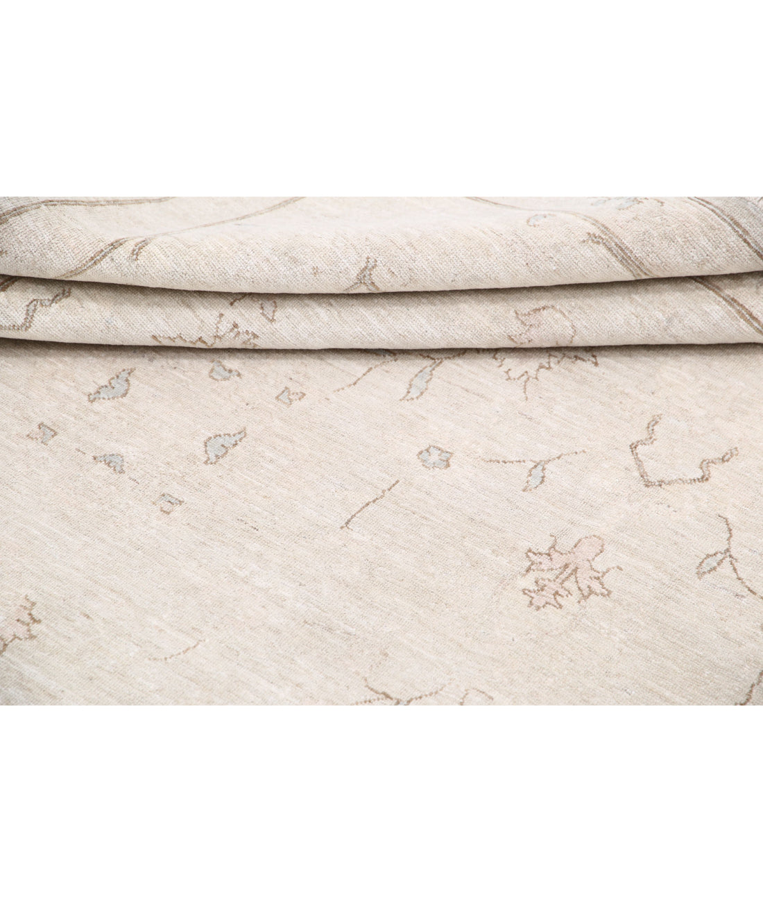 Serenity 7'9'' X 10'3'' Hand-Knotted Wool Rug 7'9'' x 10'3'' (233 X 308) / Ivory / Taupe