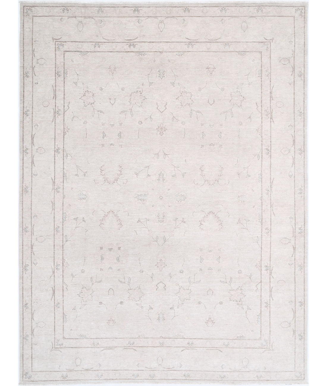 Serenity 7'9'' X 10'3'' Hand-Knotted Wool Rug 7'9'' x 10'3'' (233 X 308) / Ivory / Taupe