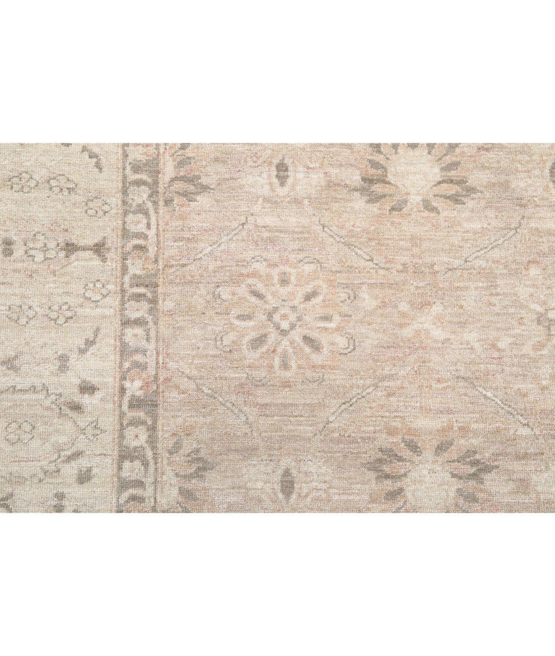 Serenity 8'0'' X 9'8'' Hand-Knotted Wool Rug 8'0'' x 9'8'' (240 X 290) / Ivory / Taupe