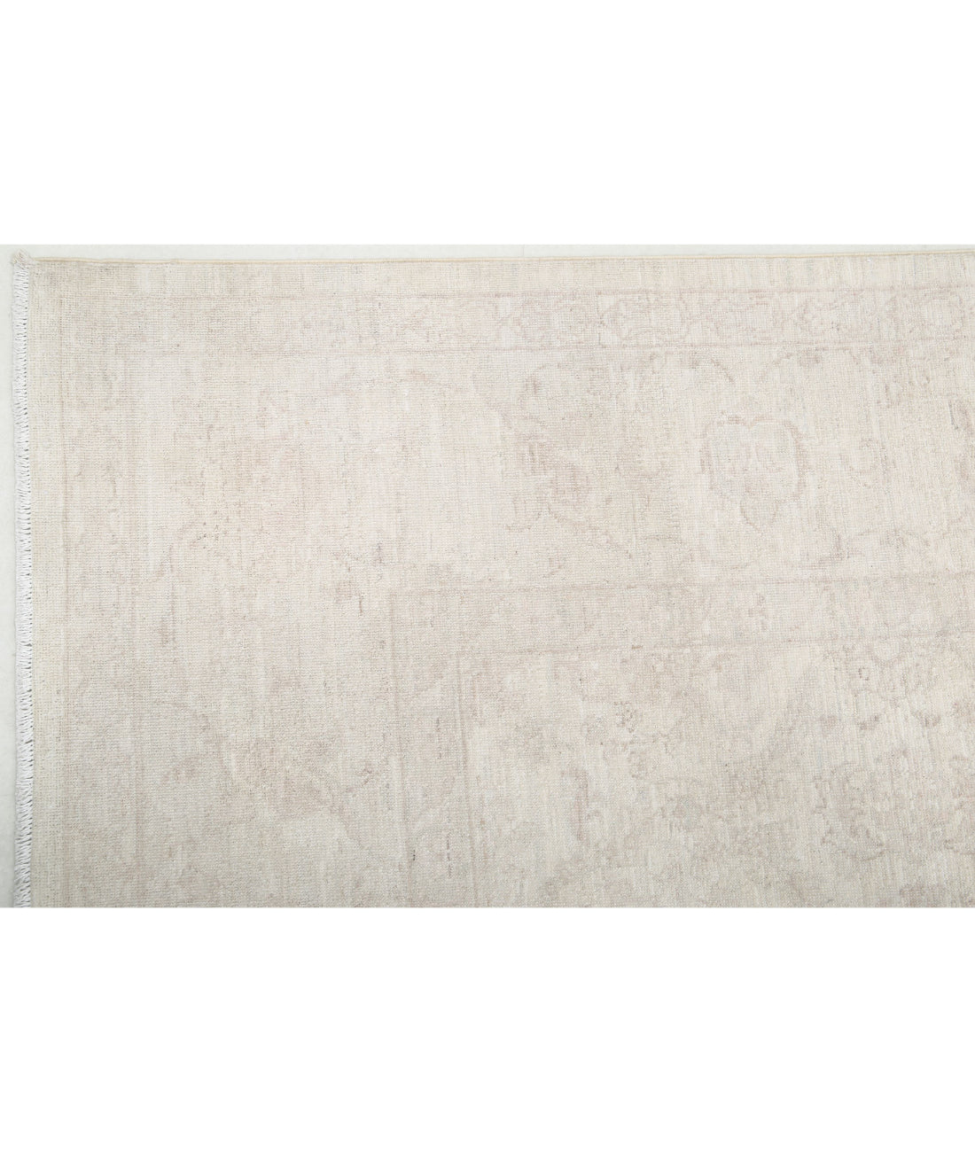 Serenity 8'0'' X 10'2'' Hand-Knotted Wool Rug 8'0'' x 10'2'' (240 X 305) / Ivory / Ivory