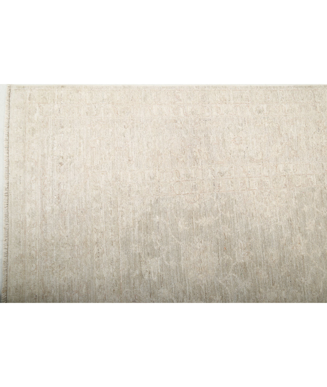 Serenity 7'11'' X 8'9'' Hand-Knotted Wool Rug 7'11'' x 8'9'' (238 X 263) / Grey / Ivory