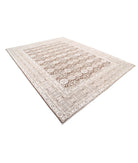 Serenity 8'9'' X 11'6'' Hand-Knotted Wool Rug 8'9'' x 11'6'' (263 X 345) / Brown / Ivory