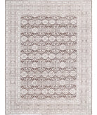 Serenity 8'9'' X 11'6'' Hand-Knotted Wool Rug 8'9'' x 11'6'' (263 X 345) / Brown / Ivory