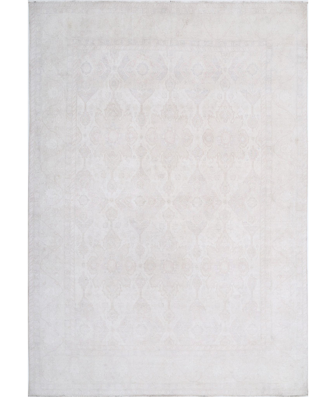 Serenity 8'8'' X 12'3'' Hand-Knotted Wool Rug 8'8'' x 12'3'' (260 X 368) / Ivory / Taupe