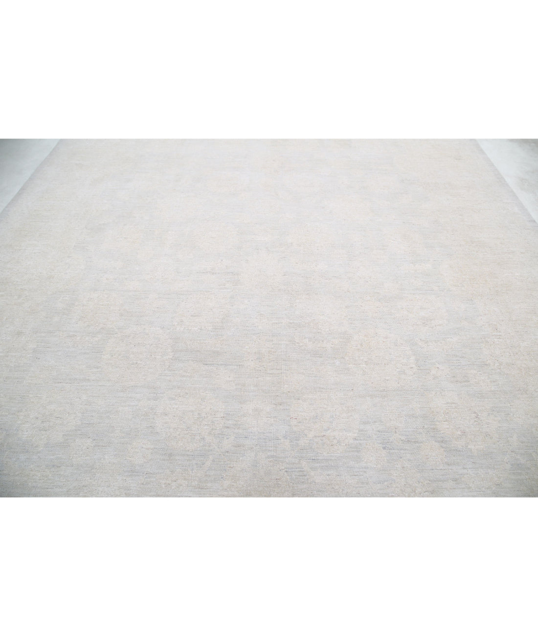 Serenity 9'1'' X 11'7'' Hand-Knotted Wool Rug 9'1'' x 11'7'' (273 X 348) / Grey / Ivory