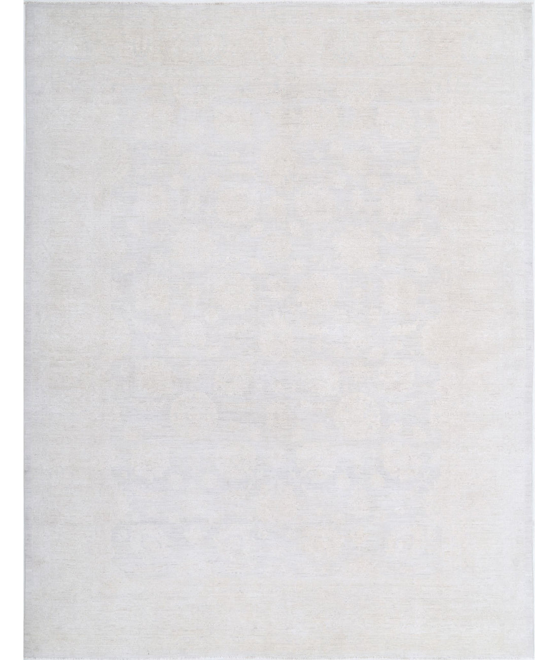 Serenity 9'1'' X 11'7'' Hand-Knotted Wool Rug 9'1'' x 11'7'' (273 X 348) / Grey / Ivory