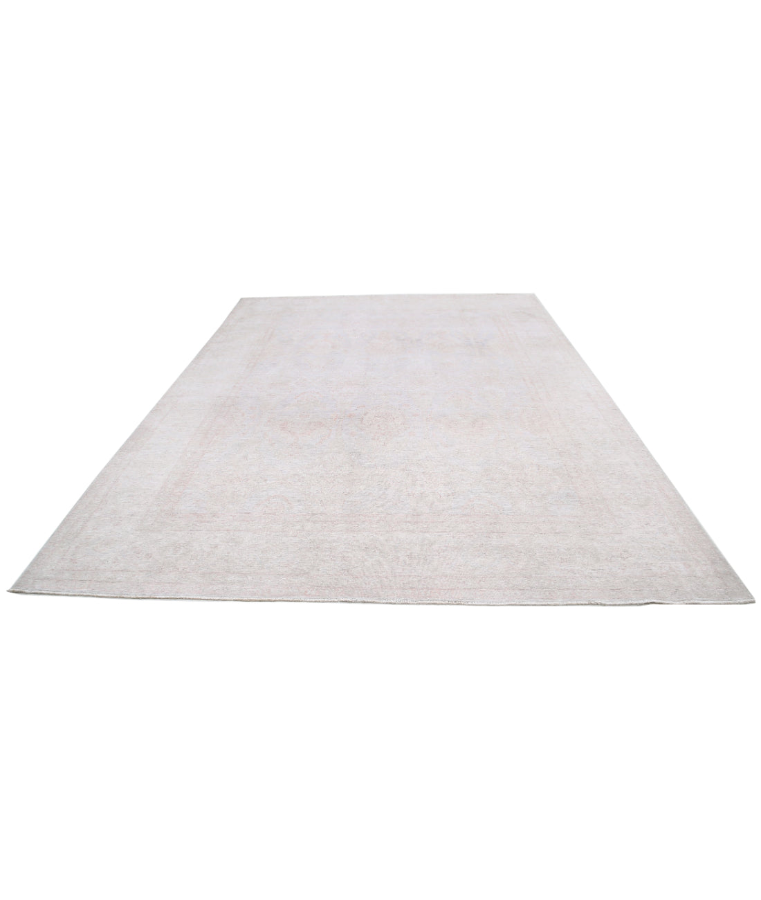 Serenity 8'9'' X 12'1'' Hand-Knotted Wool Rug 8'9'' x 12'1'' (263 X 363) / Blue / Ivory