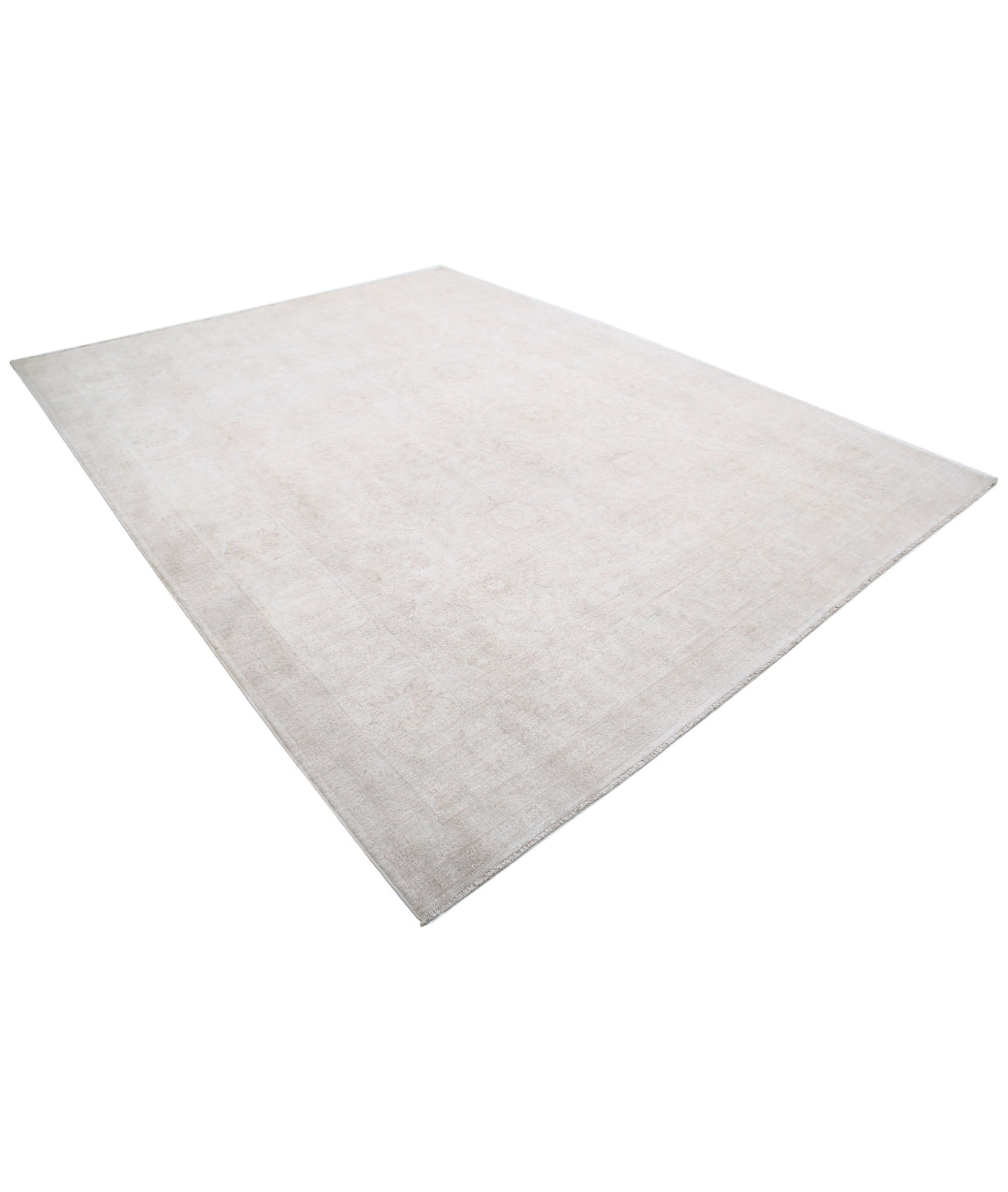 Serenity 9'0'' X 11'6'' Hand-Knotted Wool Rug 9'0'' x 11'6'' (270 X 345) / Ivory / Grey