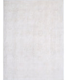 Serenity 9'0'' X 11'6'' Hand-Knotted Wool Rug 9'0'' x 11'6'' (270 X 345) / Ivory / Grey