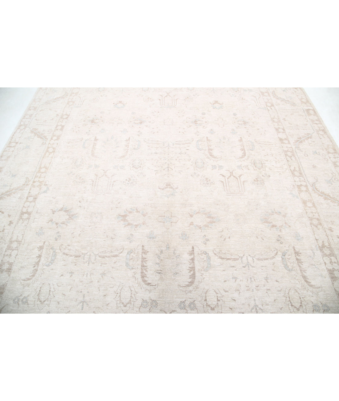 Serenity 8'7'' X 11'7'' Hand-Knotted Wool Rug 8'7'' x 11'7'' (258 X 348) / Ivory / Taupe