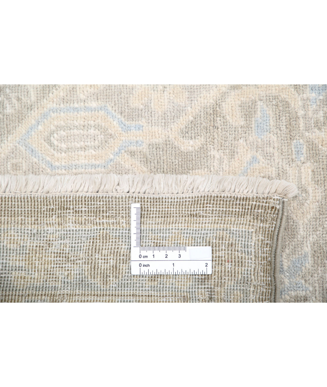 Serenity 8'9'' X 11'10'' Hand-Knotted Wool Rug 8'9'' x 11'10'' (263 X 355) / Taupe / Ivory