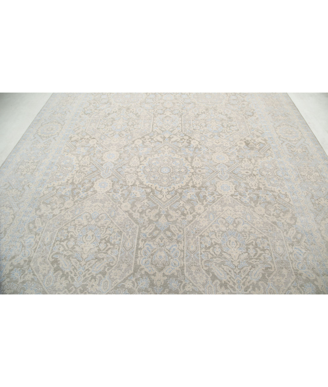 Serenity 8'9'' X 11'10'' Hand-Knotted Wool Rug 8'9'' x 11'10'' (263 X 355) / Taupe / Ivory