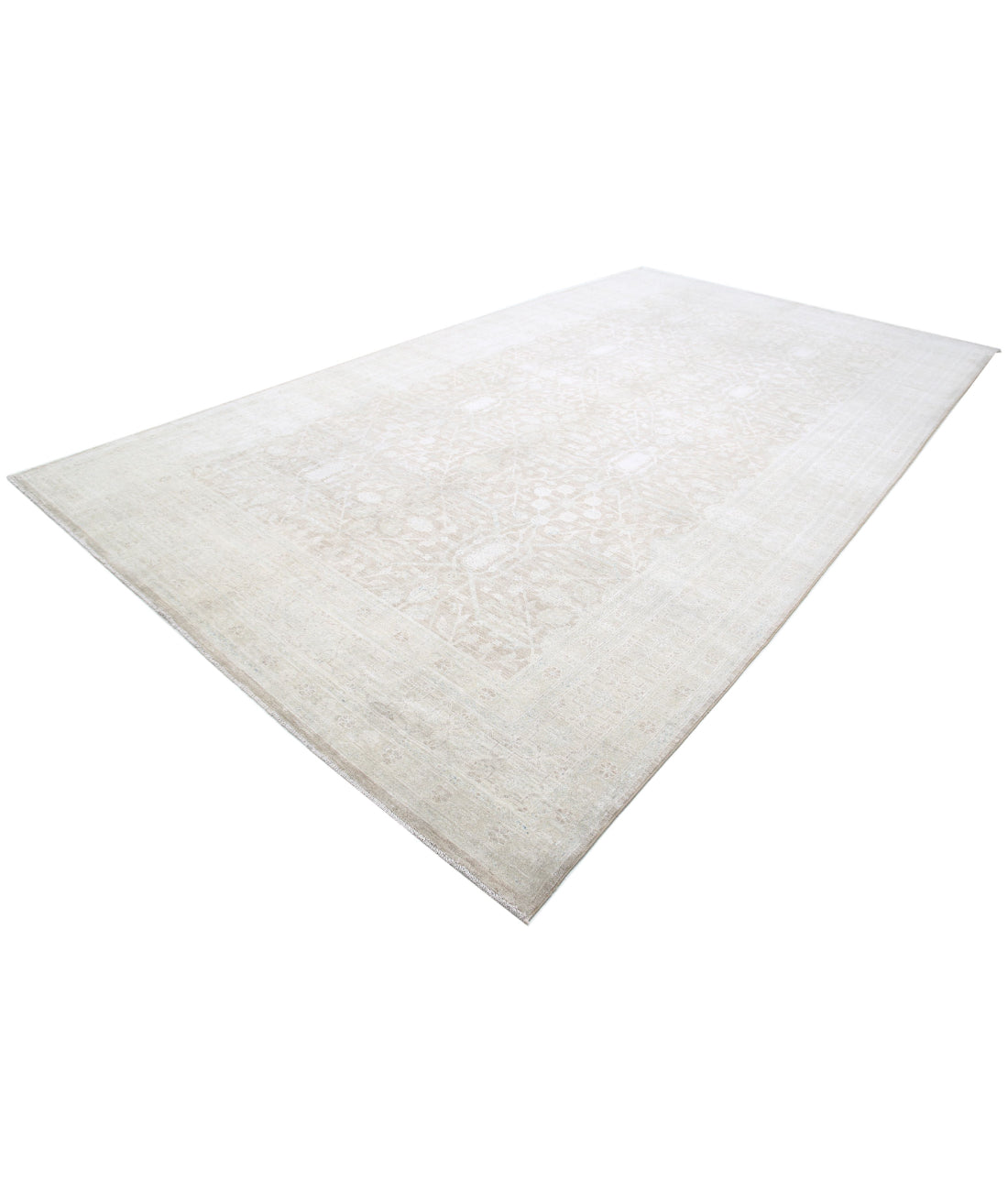 Serenity 8'9'' X 15'7'' Hand-Knotted Wool Rug 8'9'' x 15'7'' (263 X 468) / Ivory / Taupe