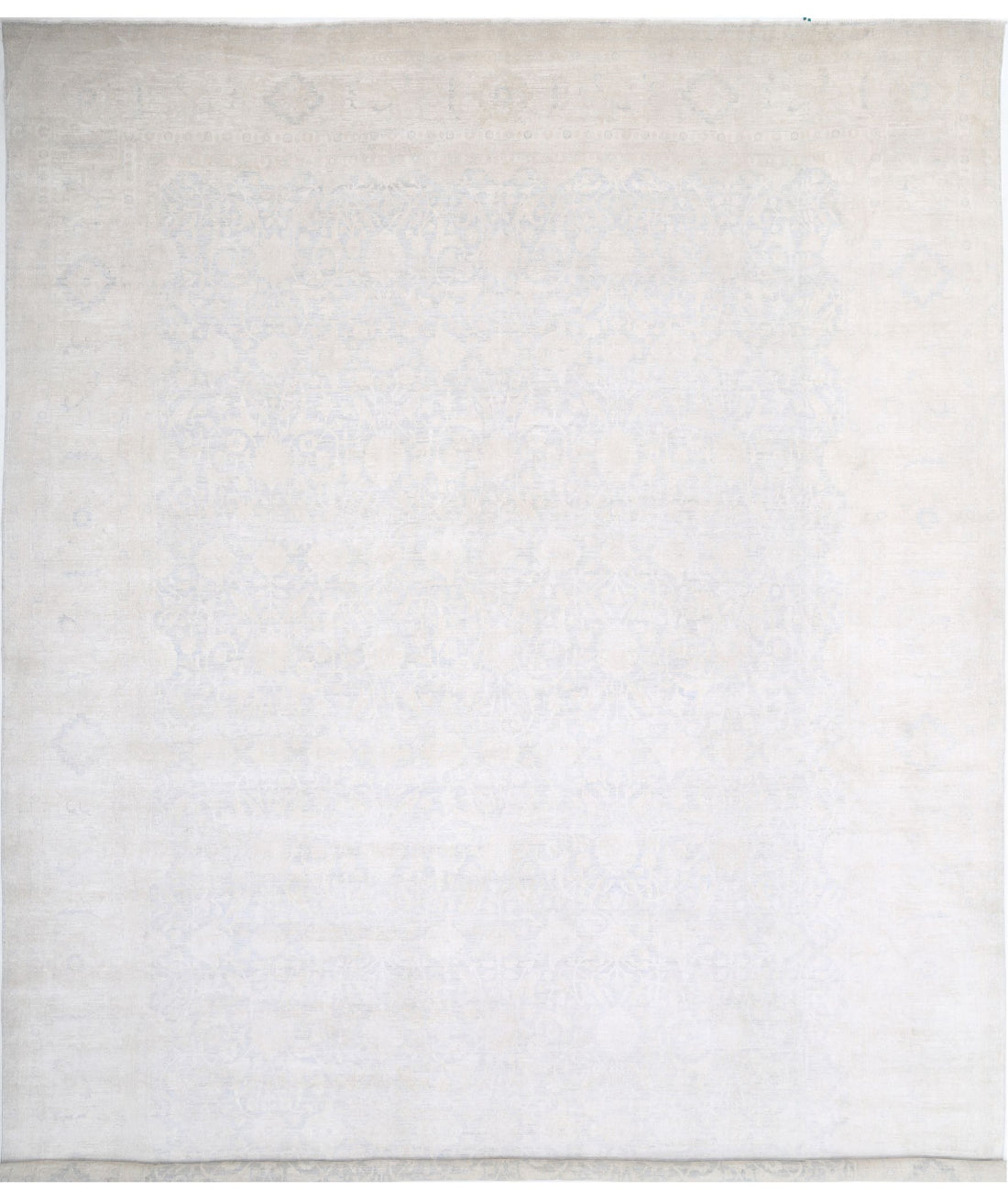 Serenity 17'10'' X 25'1'' Hand-Knotted Wool Rug 17'10'' x 25'1'' (535 X 753) / Blue / Ivory