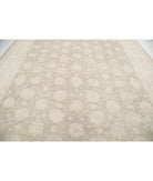 Serenity 11'8'' X 14'9'' Hand-Knotted Wool Rug 11'8'' x 14'9'' (350 X 443) / Brown / Ivory