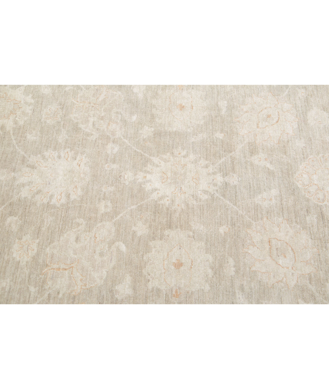 Serenity 11'8'' X 14'9'' Hand-Knotted Wool Rug 11'8'' x 14'9'' (350 X 443) / Brown / Ivory