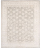 Serenity 11'8'' X 14'9'' Hand-Knotted Wool Rug 11'8'' x 14'9'' (350 X 443) / Brown / Ivory