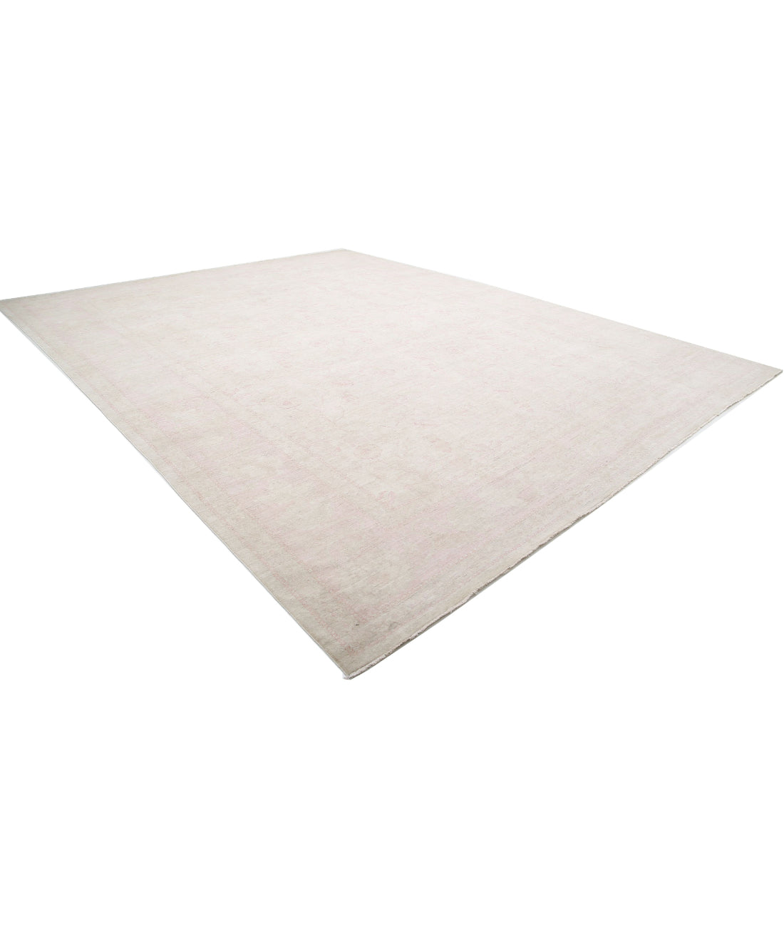 Serenity 13'9'' X 17'7'' Hand-Knotted Wool Rug 13'9'' x 17'7'' (413 X 528) / Ivory / Peach